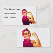 蟹座の認識度Rosieリベッター 名刺 (正面/裏面)