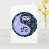 蟹座の陰陽 カード (黄色い花)