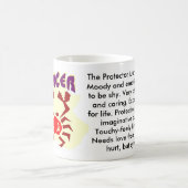 蟹座の(占星術の)十二宮図の印 コーヒーマグカップ (中央)