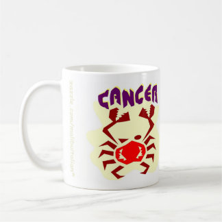 蟹座の(占星術の)十二宮図の印 コーヒーマグカップ