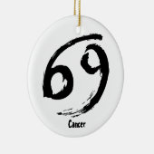 蟹座の(占星術の)十二宮図の印 セラミックオーナメント (右)