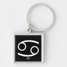 蟹座の(占星術の)十二宮図の印Keychain