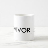 蟹座の"生存者"のギフトのマグ コーヒーマグカップ (中央)