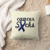 蟹座は吸います装飾用クッション20"をx 20" クッション (ブランケット)