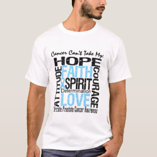 蟹座は私の希望のコラージュの前立腺癌を取ることができません Tシャツ