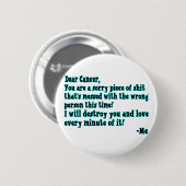 蟹座への手紙 缶バッジ (正面&裏面)