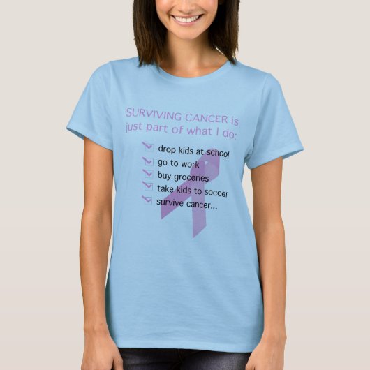 蟹座を生き延びることは私がすることをのちょうど部分です Tシャツ (正面)