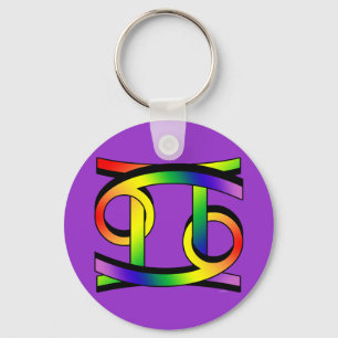 蟹座及びジェミニGLBT キーホルダー