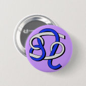 蟹座及びレオGyB 缶バッジ (正面&裏面)