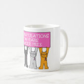 蟹座10年は記念日を解放します コーヒーマグカップ (正面右)