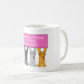 蟹座5年は記念日を解放します コーヒーマグカップ (正面右)