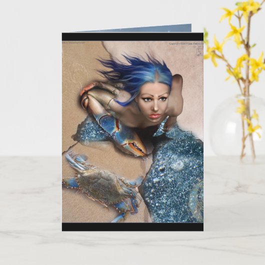 蟹座-バースデー・カード カード (黄色い花)