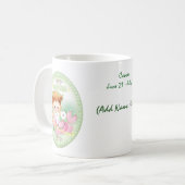 蟹座-パーソナライズな(占星術の)十二宮図のマグ コーヒーマグカップ (正面左)