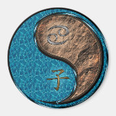 蟹座 & 土の子年 マグネット (正面)