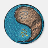蟹座 & 土の辰年 マグネット (正面)