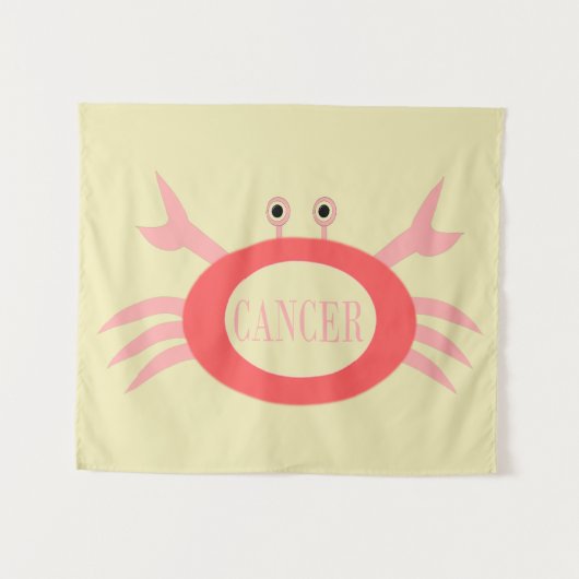 蟹座 星のサイン タペストリー (正面(横))