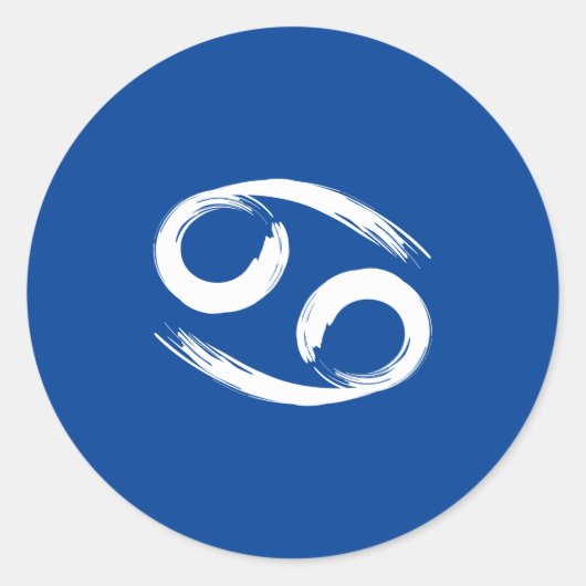 蟹座 星座 夏 6月 7月 占星術 ラウンドシール (正面)