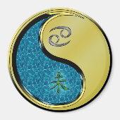 蟹座 & 金の羊 マグネット (正面)
