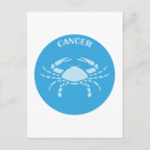 蟹座, 黄道十二宮, 占星術, 星座占い ポストカード (正面)