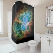 蟹星雲の宇宙天文学科学の写真 シャワーカーテン (インサイチュ)