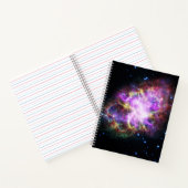 蟹星雲 超新星残骸 ハッブル合成画像 ノートブック (内部)