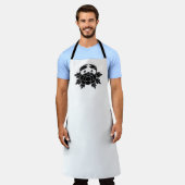 蟹牡丹 エプロン (着用した状態)