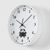 蟹牡丹 壁時計 (傾斜)