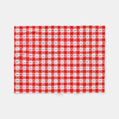 蟻が付いているクラシックなピクニック毛布 フリースブランケット (正面(横))