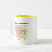 蟻の労働者の形態 ツートーンマグカップ (正面左)