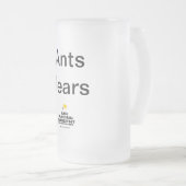 蟻の涙 フロストグラスビールジョッキ (正面右)