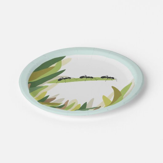 蟻の虫の昆虫の紙皿の屋外のパーティー ペーパープレート (アングル)