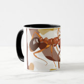 蟻(Megalomyrmex)のコーヒー・マグ マグカップ (正面左)