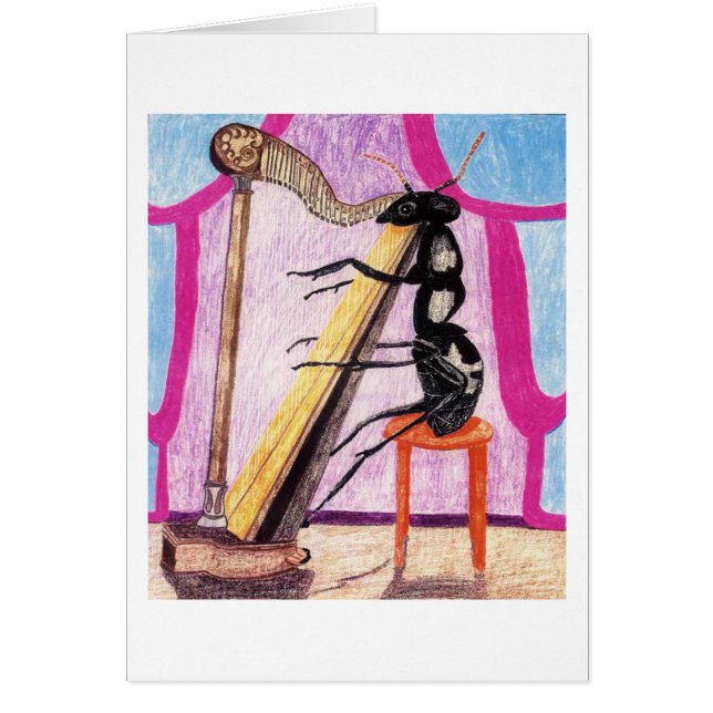 蟻Daphneはハープを演奏します (正面)