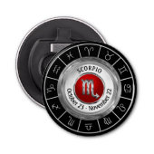 蠍の占星術の記号 栓抜き (正面)