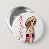 蠍ボタン 缶バッジ (正面&裏面)