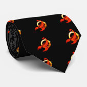蠍座のイラストレーション ネクタイ (ロール)