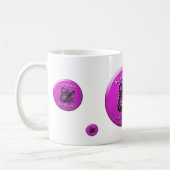 蠍座のオバマのマグ コーヒーマグカップ (左)