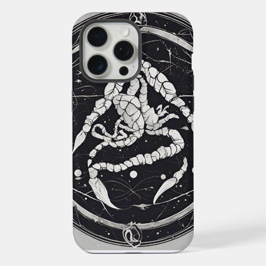 蠍座のサイン iPhoneケース (裏面)