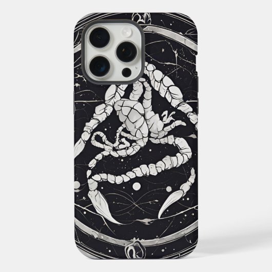 蠍座のサイン iPhoneケース (裏面)