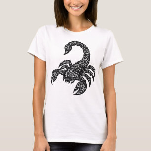 蠍座のシギル — 神話のゾディアックインクワーク Tシャツ