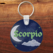蠍座の天的な美の夢のムーンクラウドスター キーホルダー (正面)