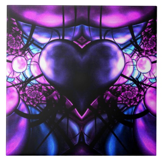 蠍座の敏感なハート タイル (正面)