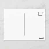 蠍座の星座 青い銀河 天体 ポストカード (裏面)