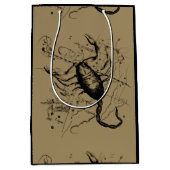 蠍座の星座Hevelius 1690 Oct23 11月21日 ミディアムペーパーバッグ (正面)