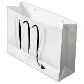 蠍座の蠍のギリシャの占星術の(占星術の)十二宮図の占星術 ラージペーパーバッグ (正面アングル)