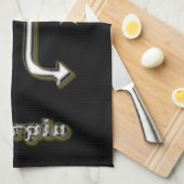 蠍座の記号 キッチンタオル (四つ折り)