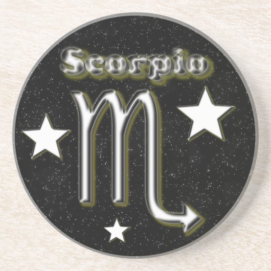 蠍座の記号 コースター (正面)