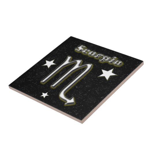 蠍座の記号 タイル (側面)