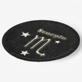 蠍座の記号 ペーパープレート (アングル)