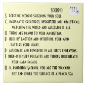 蠍座の詩 タイル (正面)